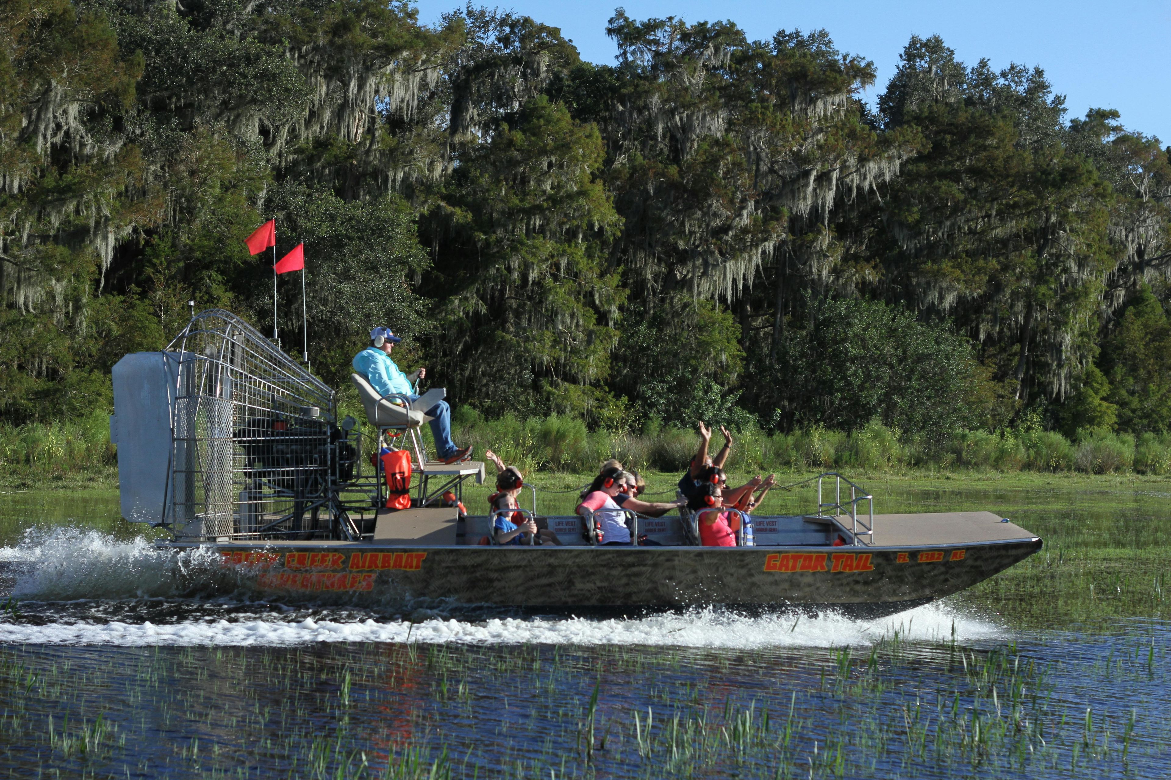 Imagen del tour: Tour de una hora en hidrodeslizador por los Everglades de Florida Central con entrada al parque