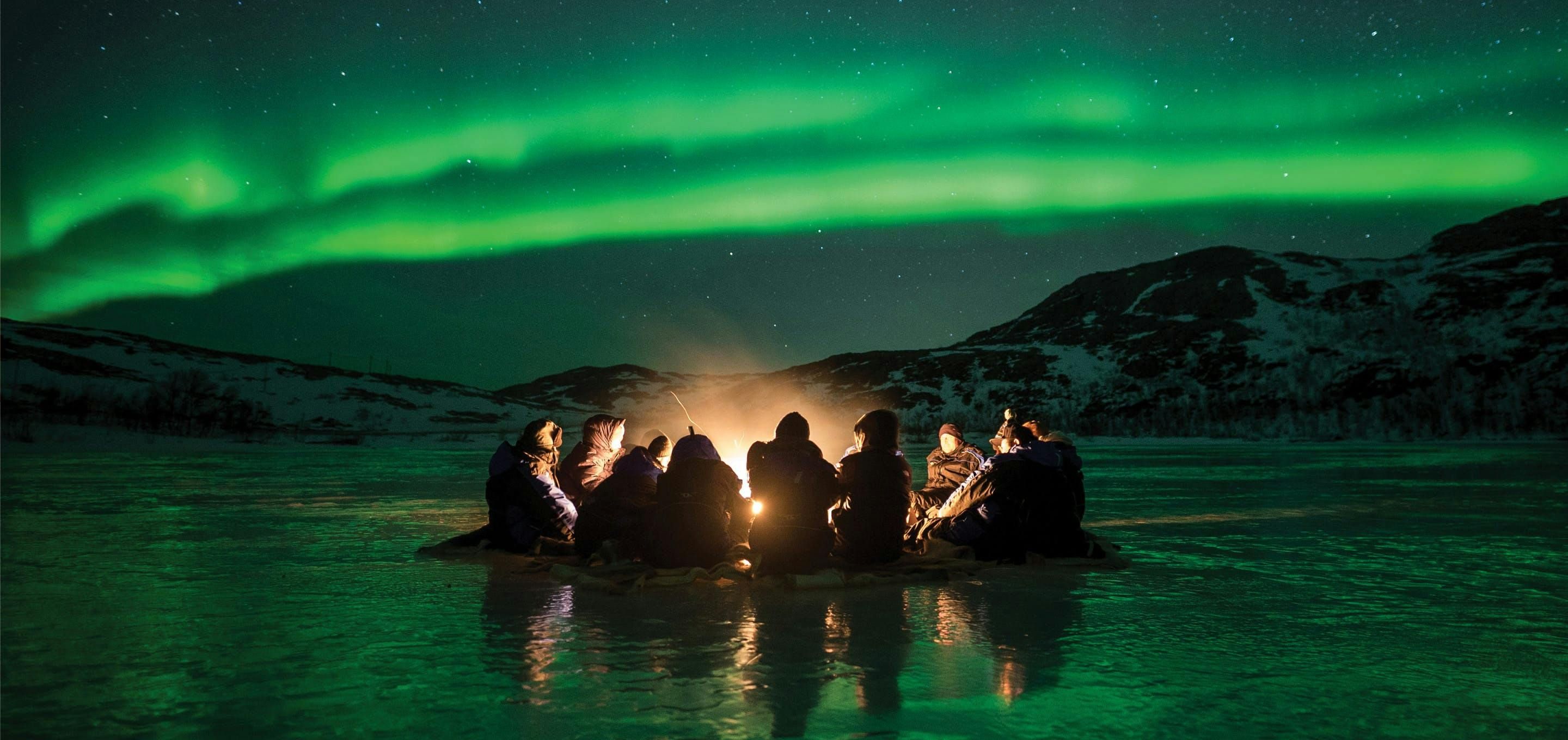 Imagen del tour: Persecución de la aurora boreal en minibús desde Tromsø