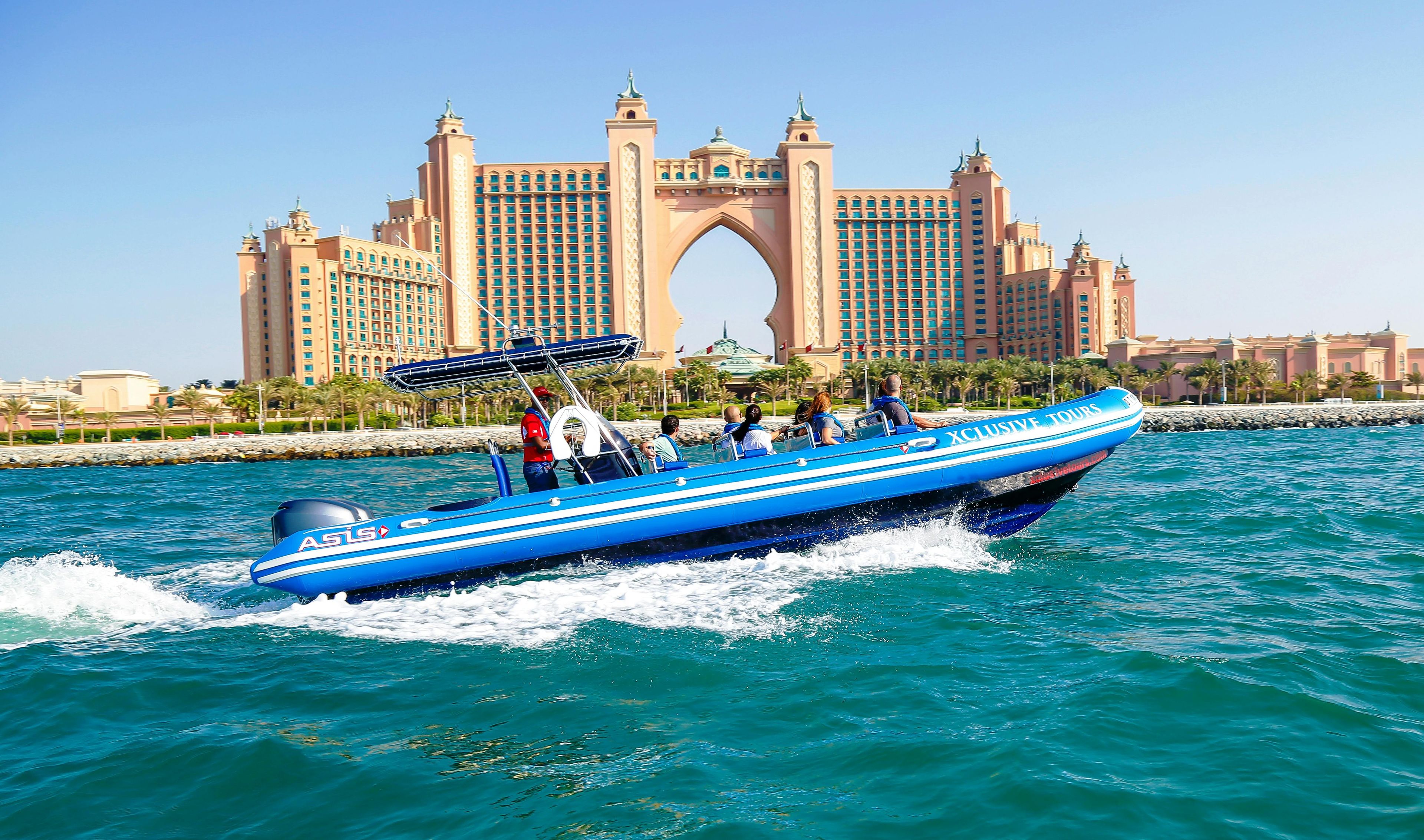 Imagen del tour: Paseo en lancha por el puerto deportivo de Dubái, Atlantis y Burj Al Arab