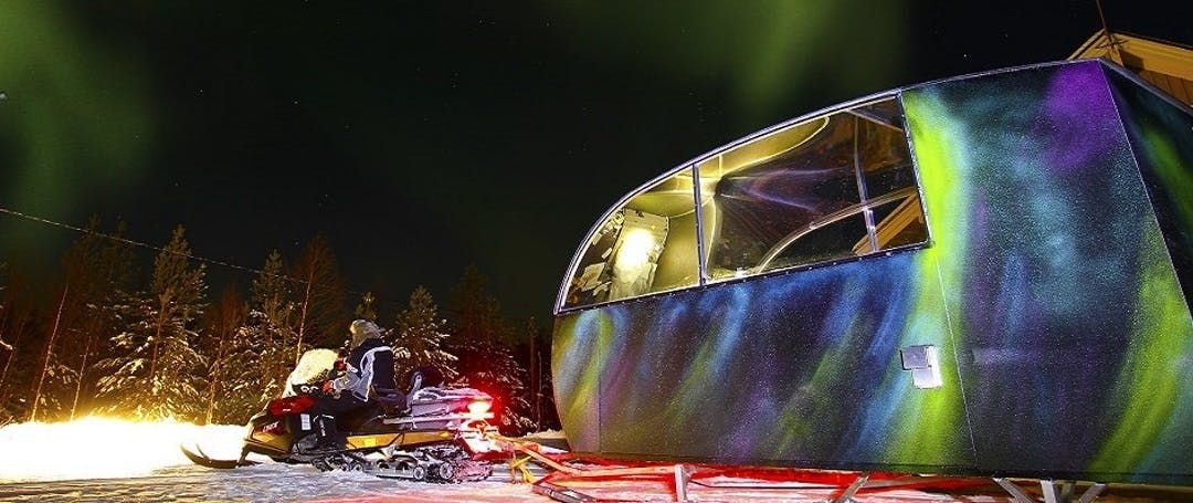 Imagen del tour: Caza de auroras boreales en cabina de cristal Aurora