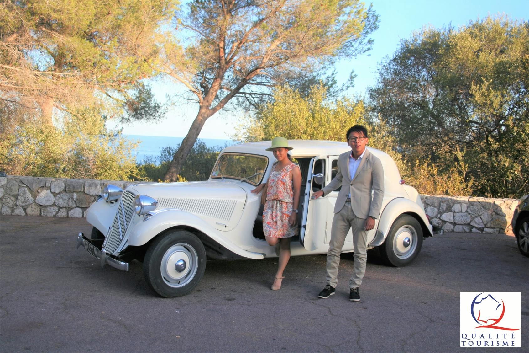 Imagen del tour: Tour privado por la Riviera francesa en un auto antiguo desde Cannes