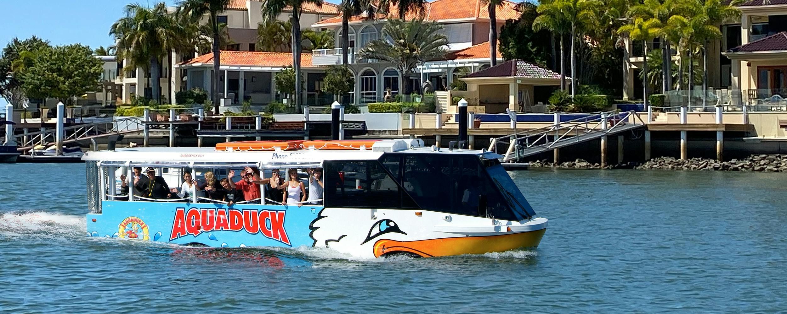Imagen del tour: Aquaduck Sunshine Coast Tour de 1 hora por la ciudad y crucero por el río