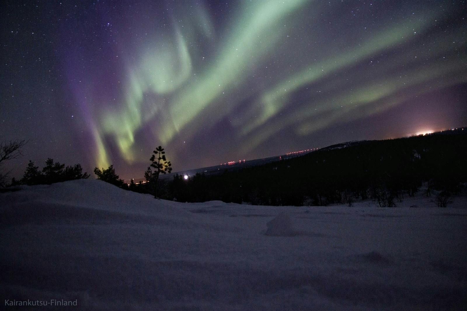 Imagen del tour: Aventura con raquetas de nieve para la aurora boreal en Pyhätunturi