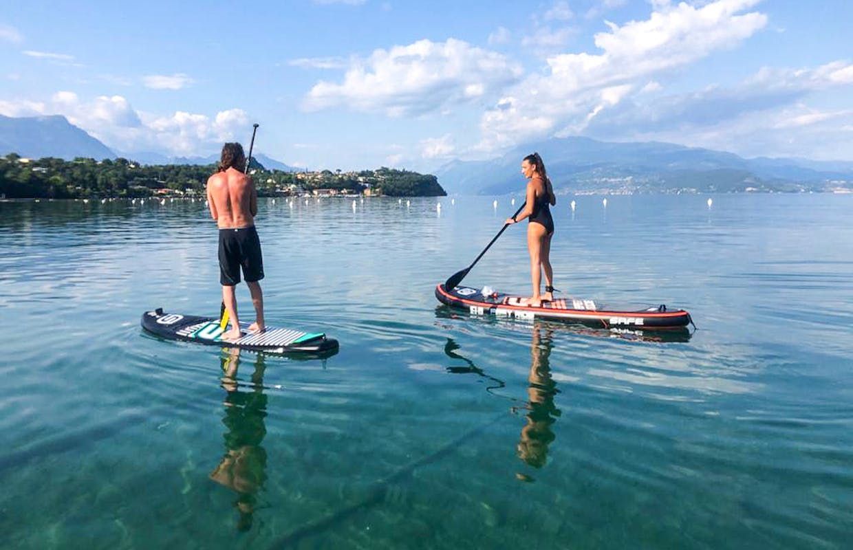 Imagen del tour: Experiencia de surf de remo en el lago de Garda