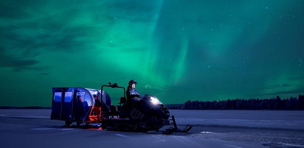 Imagen del tour: La caza de Aurora en el tren de nieve en Rovaniemi