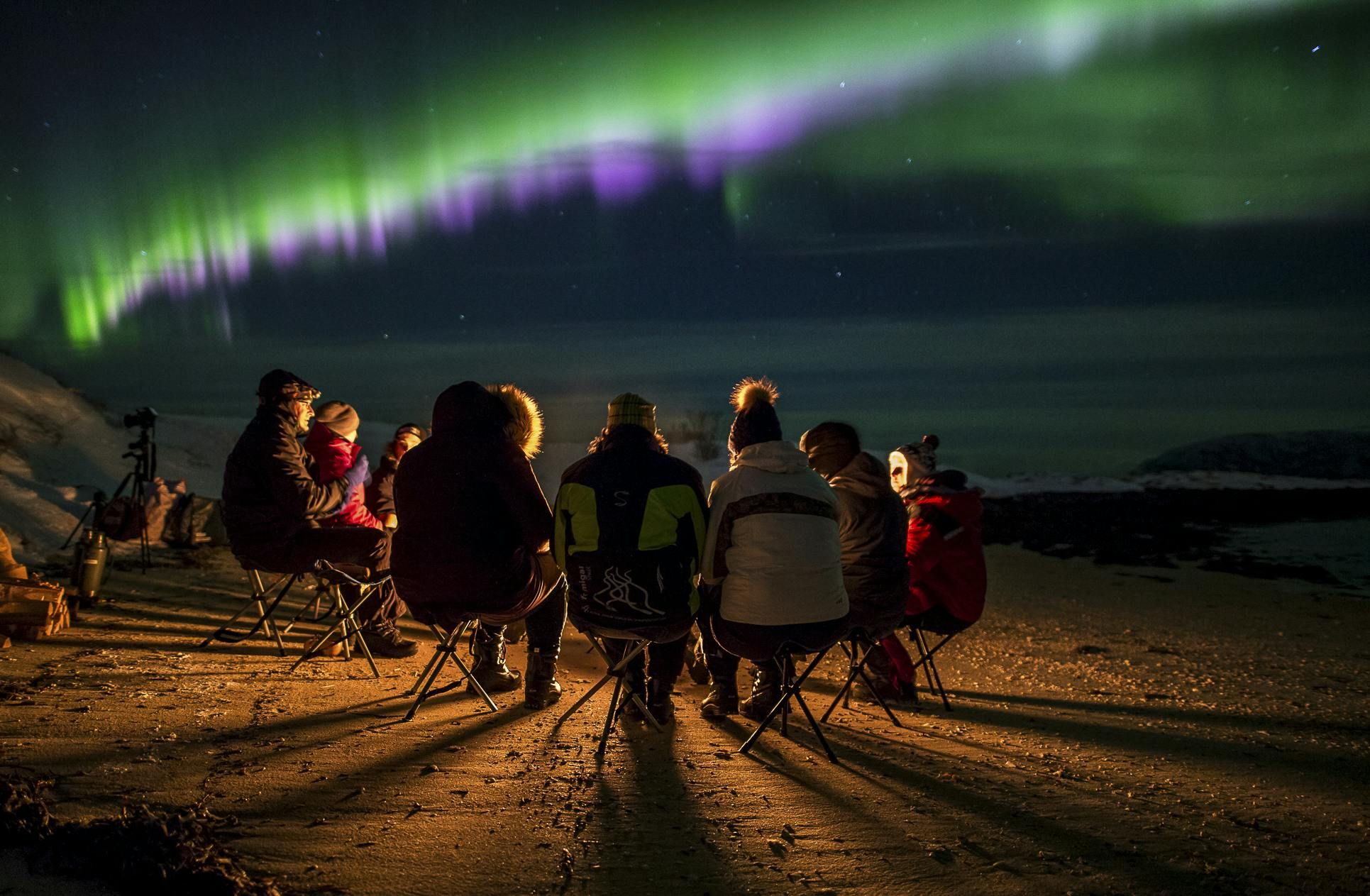 Imagen del tour: Tour de la aurora boreal en grupos pequeños