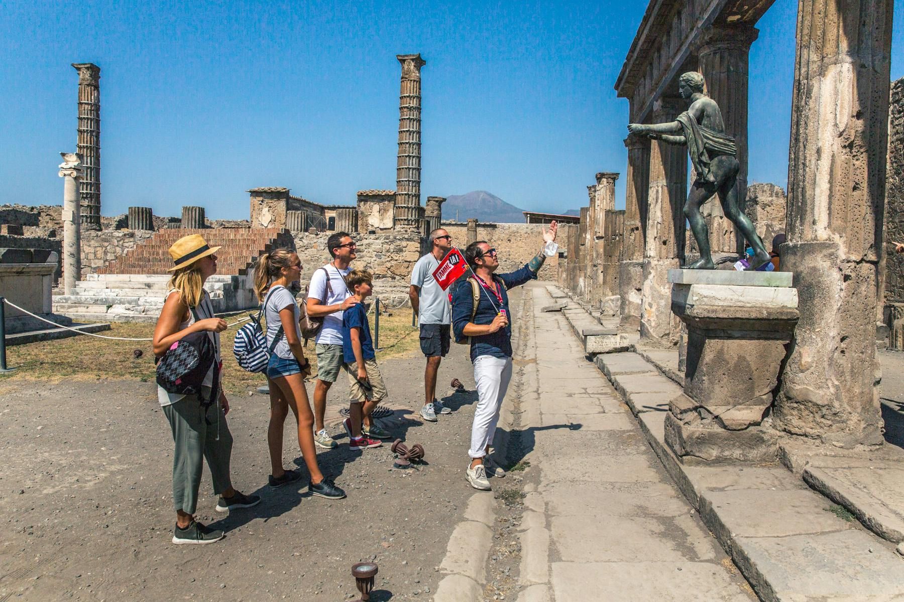 Imagen del tour: Visita guiada sin colas al volcán Vesubio y Pompeya desde Sorrento