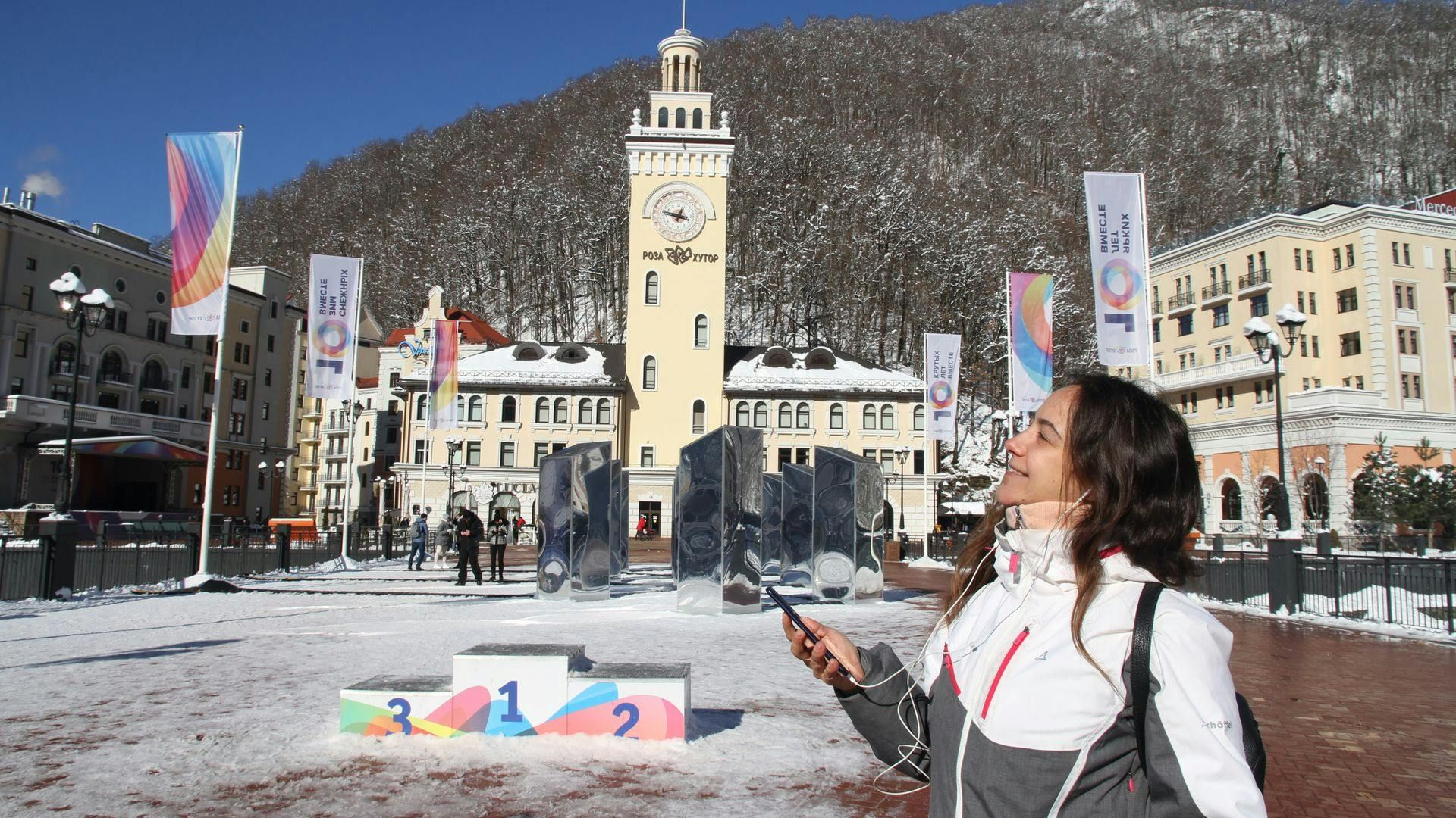Imagen del tour: Krasnaya Polyana: tour de audio autoguiado con boletos para el teleférico