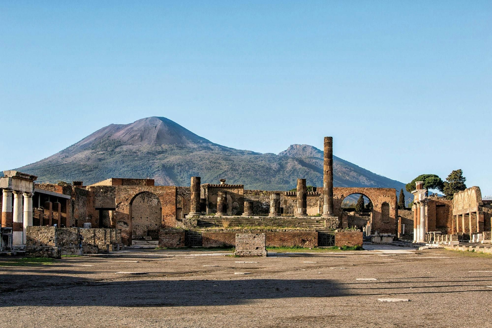 Imagen del tour: Tour en grupo pequeño de Pompeya y el Vesubio desde Maiori con entradas sin colas