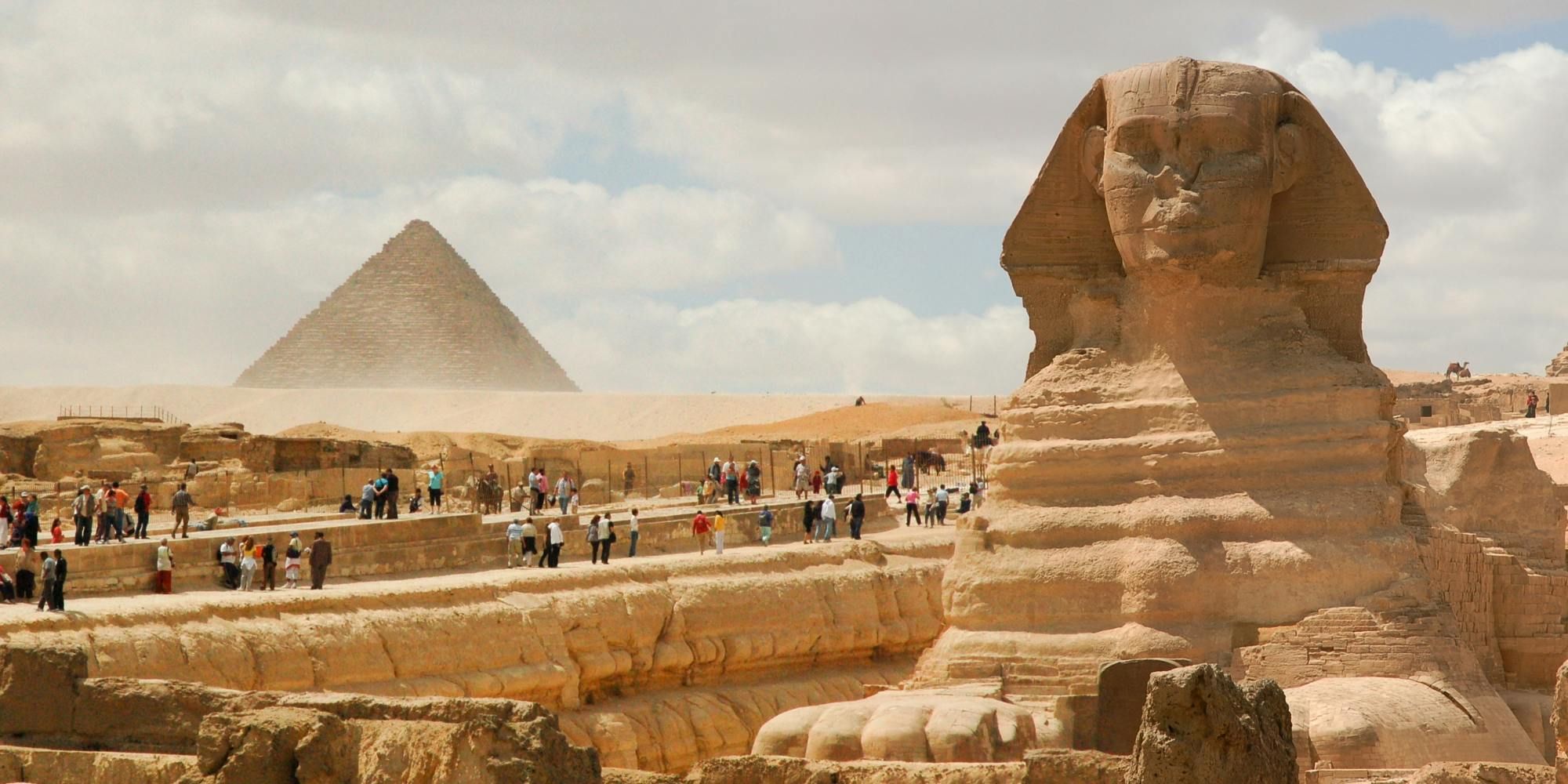 Imagen del tour: Visita a las pirámides de Giza, la Esfinge y el Museo Egipcio con almuerzo desde Dahab