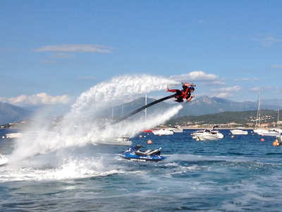 Imagen del tour: Sesión de flyboard, hoverboard o jetpack en el Golfo de Ajaccio, Córcega