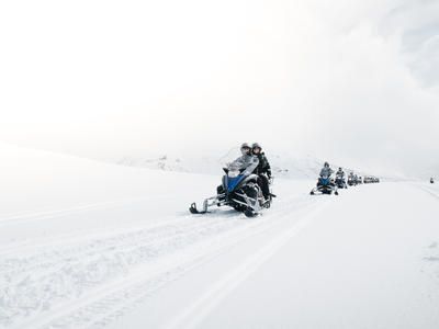 Imagen del tour: Excursión en moto de nieve por el glaciar Langjokull en Gullfoss