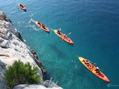 Imagen del tour: Excursión en kayak de mar y snorkel en Brela desde Makarska
