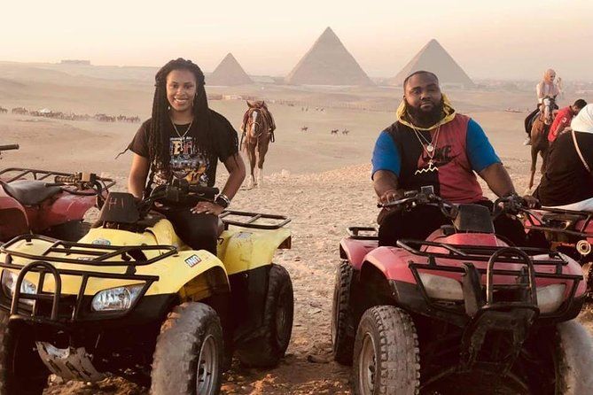 Imagen del tour: Tour VIP Pirámides de Giza Esfinge ATV bicicleta compras en camello cena espectáculo