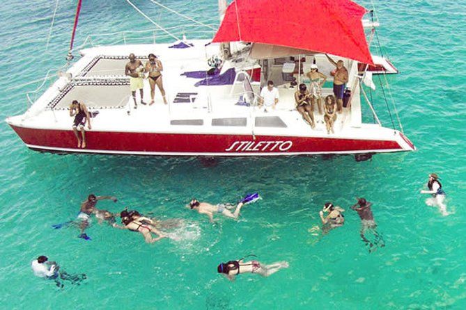 Imagen del tour: Snorkel en tortuga catamarán de Barbados con barra libre