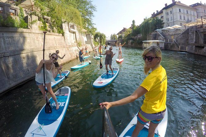 Imagen del tour: Lección y visita a Ljubljana Stand-Up Paddle Boarding