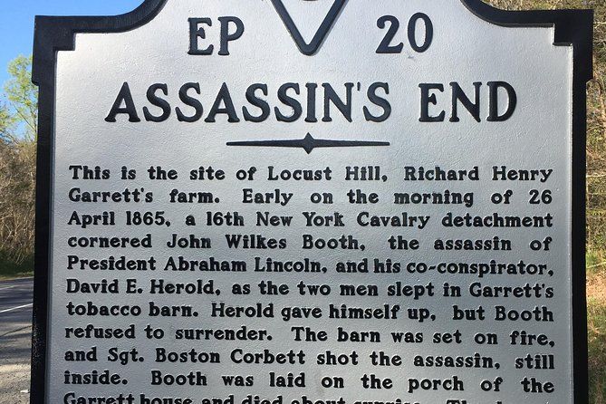 Imagen del tour: Tour privado de escape de John Wilkes Booth en Washington DC en automóvil de lujo