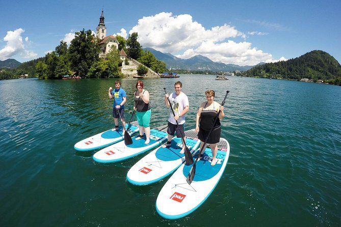 Imagen del tour: Lección y visita al lago Bled Stand-Up Paddle Boarding