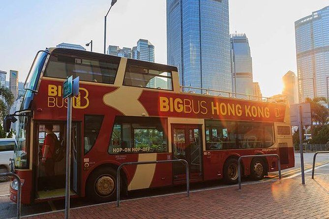 Imagen del tour: Boleto electrónico: Big Bus de Hong Kong de 1 día + Peak Tram + Cupón VIP Sky Terrace