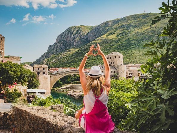 Imagen del tour: Visita guiada de un día a las cascadas de Mostar y Kravice desde Split