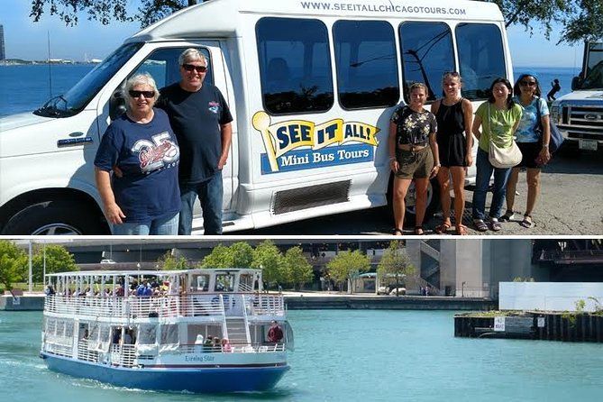 Imagen del tour: Recorrido en minibús por la ciudad de Chicago con la opción de un crucero arquitectónico por el río