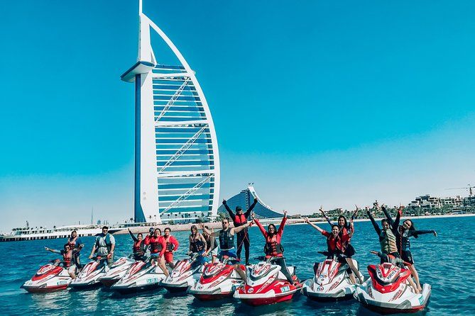 Imagen del tour: Excursión de 30 minutos en moto de agua Burj al Arab y Burj Khalifa, Dowtown Dubai