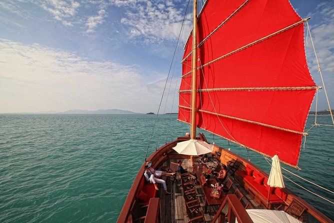 Imagen del tour: Koh Samui a Angthong Marine Park Crucero en barco por el barón chino Velero chino