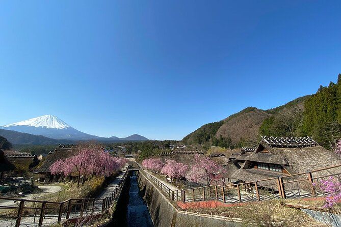 Imagen del tour: Recorrido en bicicleta por los tres lagos del monte Fuji y el pueblo artesanal japonés
