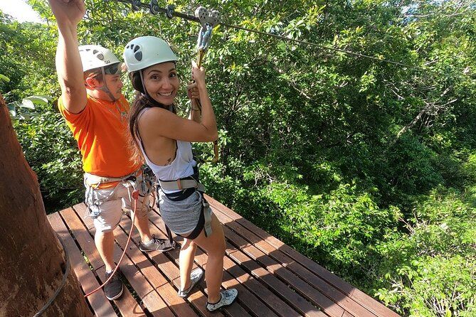 Imagen del tour: Parque Selva Maya Eco Adventure Tirolina, puentes colgantes, rápel y cenotes