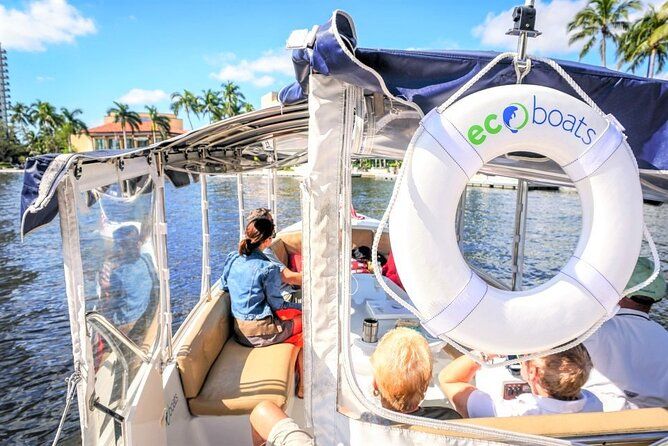 Imagen del tour: Alquiler o tour privado de barco eléctrico de 21 pies en Fort Lauderdale con el capitán