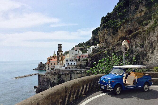 Imagen del tour: Excursión privada a Jackie Kennedy por la costa de Amalfi (coche antiguo y barco) VIP EXCLUSIVO