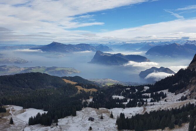 Imagen del tour: Panorama invernal del Monte Pilatus: tour en grupos pequeños desde Basilea