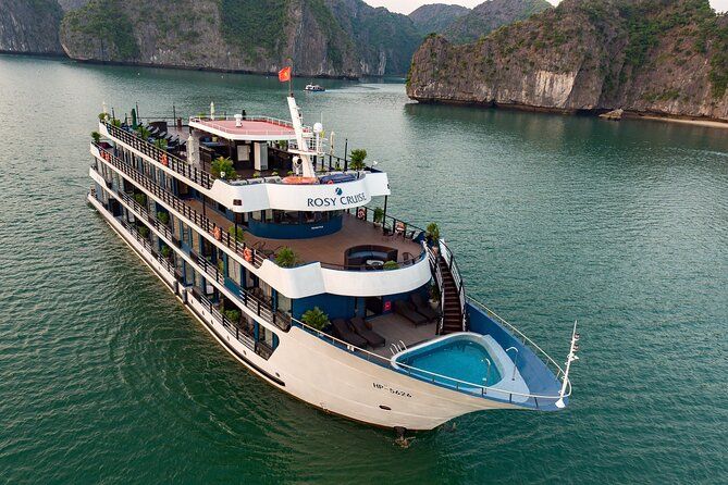 Imagen del tour: Rosy Cruise: crucero de lujo de 5 estrellas en Ha Long Bay-Lan Ha Bay (2D1N)