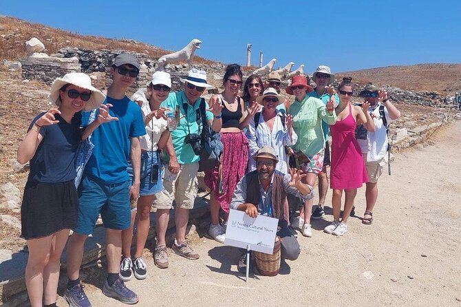 Imagen del tour: Desde Naxos o Paros: visita a Delos y Mykonos con guía experto (crucero de día completo)