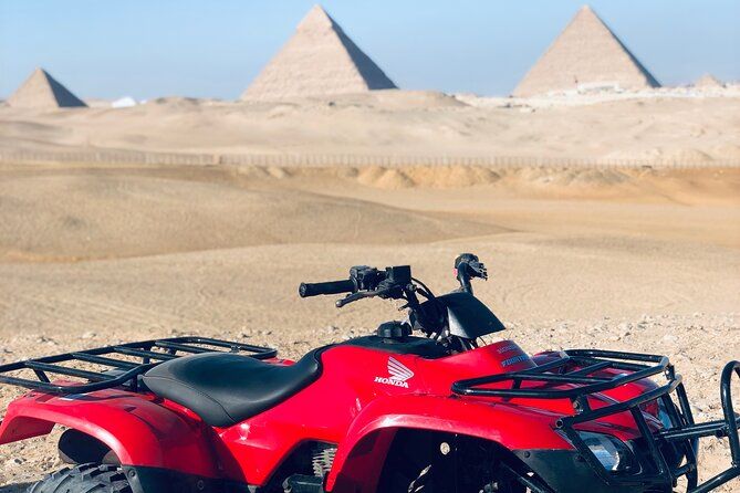 Imagen del tour: Quad Bike ATV Tours en el desierto de Pyramid Giza con té egipcio
