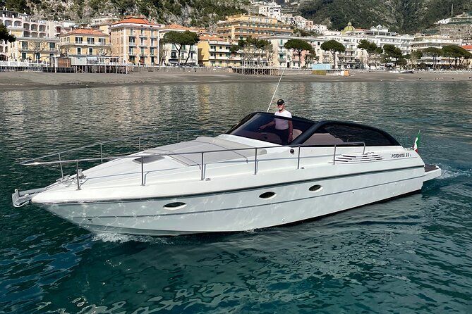 Imagen del tour: Excursión en barco privado de día completo por la costa de Amalfi