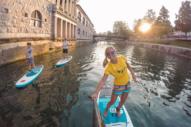 Imagen del tour: Lección y visita a Ljubljana Stand-Up Paddle Boarding