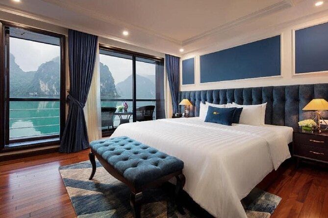Imagen del tour: Los 1 mejores cruceros de lujo de 5 estrellas y cabina con balcón en Ha Long-Lan Ha Bay