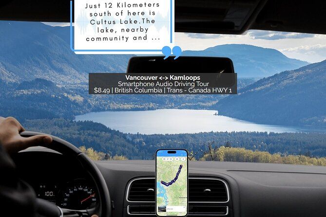 Imagen del tour: Recorrido en automóvil con audio por teléfono inteligente entre Kamloops y Vancouver