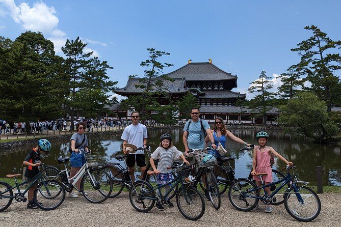 Imagen del tour: Lo más destacado de E-Bike Nara: Todaiji, cuchillos, ciervos, santuario y gemas