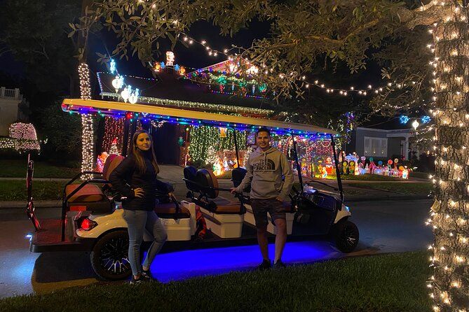 Imagen del tour: Visita guiada en carrito de golf de lujo Christmas Lights Wonderland en Tampa