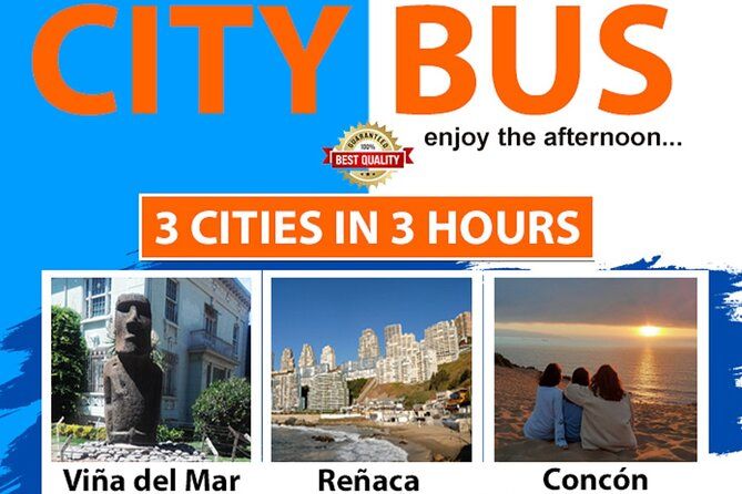 Imagen del tour: Citybus Tour desde Valparaíso (Viña del Mar, Reñaca y Concón)