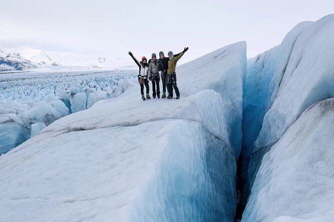 Imagen del tour: Tirolesa privada y aventura en el glaciar desde la laguna glaciar