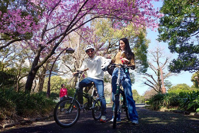 Imagen del tour: *Comenzando / terminando en su hotel* Tour privado de 3 horas en bicicleta eléctrica por Tokio
