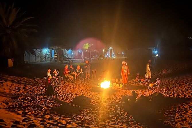 Imagen del tour: Disfrute de 1 noche en el campamento bereber del desierto del Sahara, camello, atardecer, amanecer, Quad Sunboarding ATV