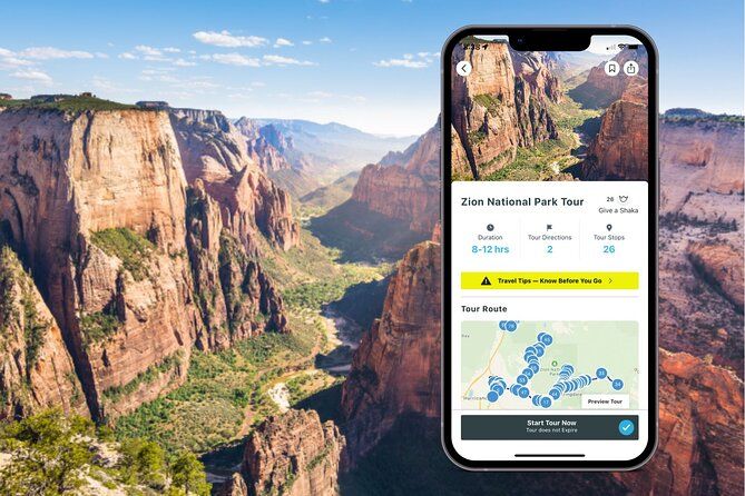 Imagen del tour: Descubra el Parque Nacional Zion: épico tour de conducción de audio de día completo