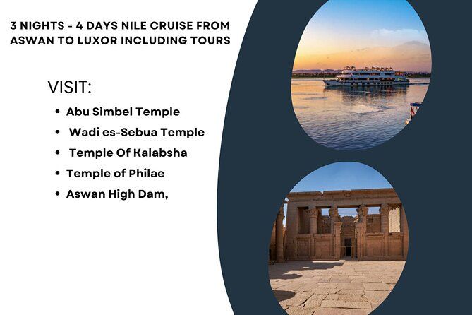 Imagen del tour: 3 noches - 4 días de crucero por el Nilo desde Asuán a Luxor, incluidos tours