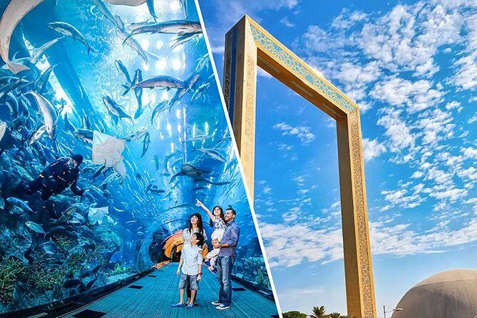 Imagen del tour: Entradas al Dubai Frame + entradas para el acuario y el zoológico submarino de Dubai