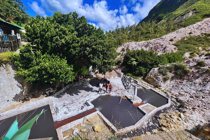 Imagen del tour: St Lucia Sulphur Springs Drive: visita al volcán y baños de lodo terapéuticos