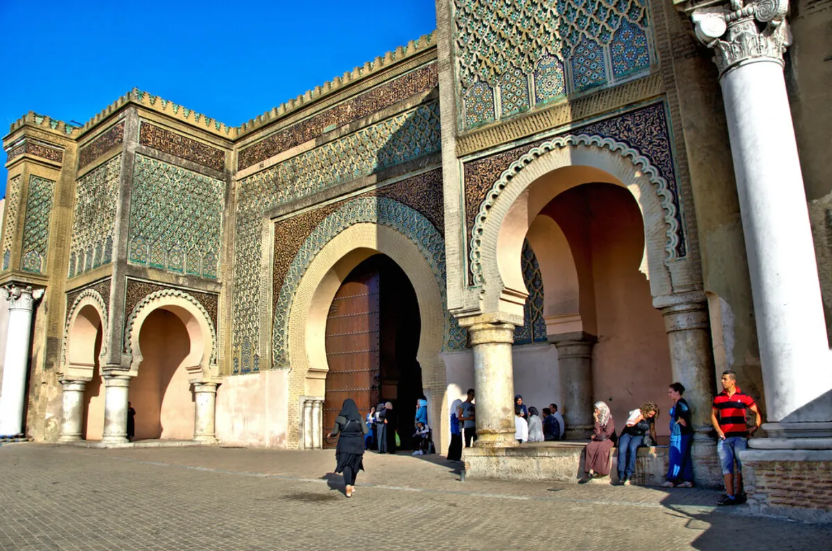 La puerta principal de la Medina de la ciudad de Meknes